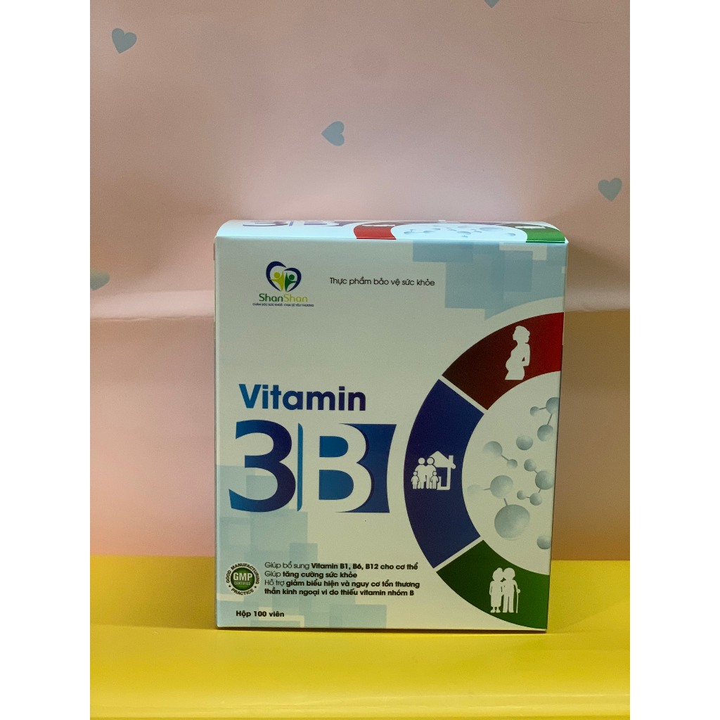 Vitamin 3b: bổ sung vitamin B1, B6, B12