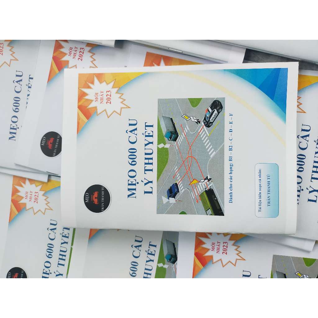 SÁch mẹo 600 câu lý thuyết lái xe