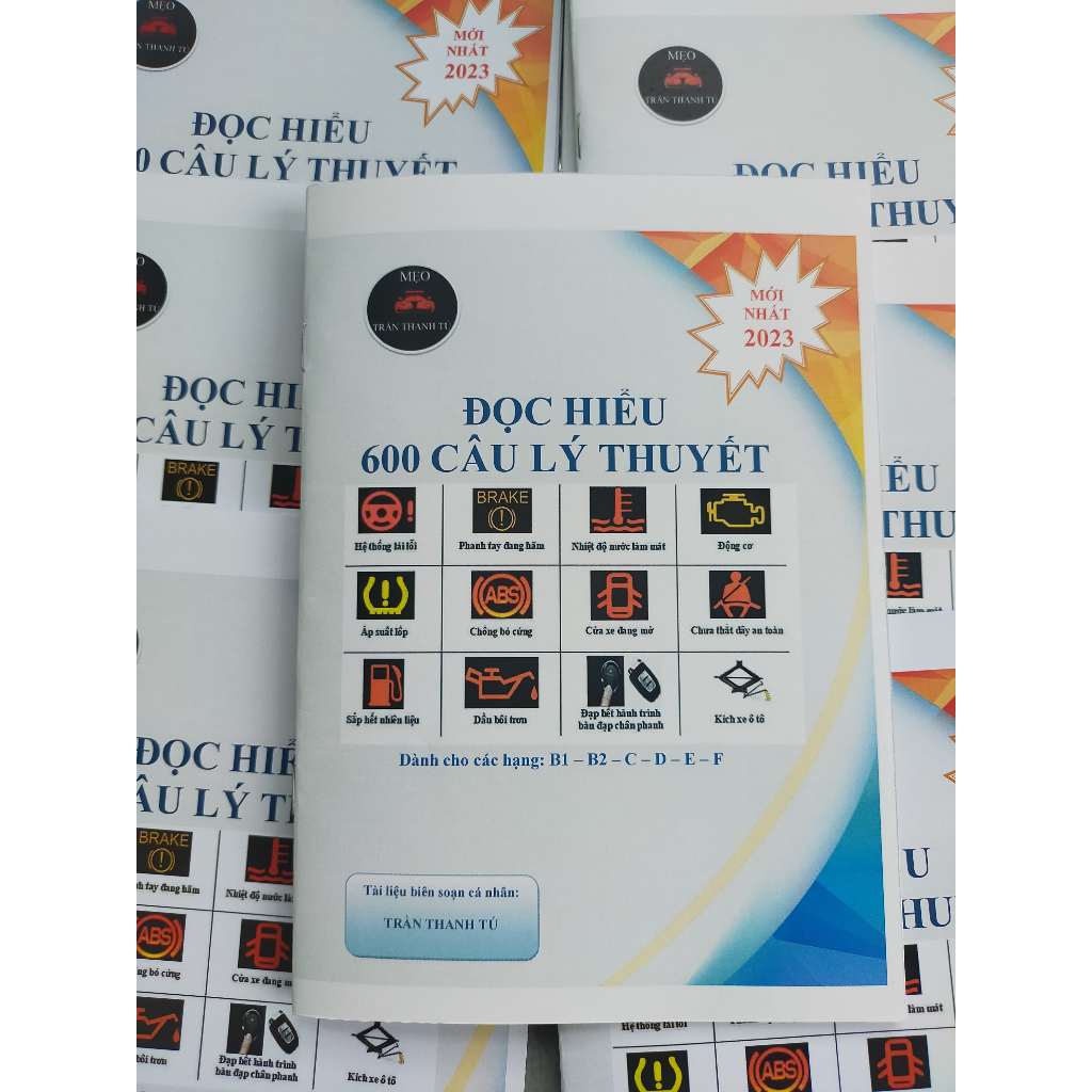 SÁch mẹo 600 câu lý thuyết lái xe