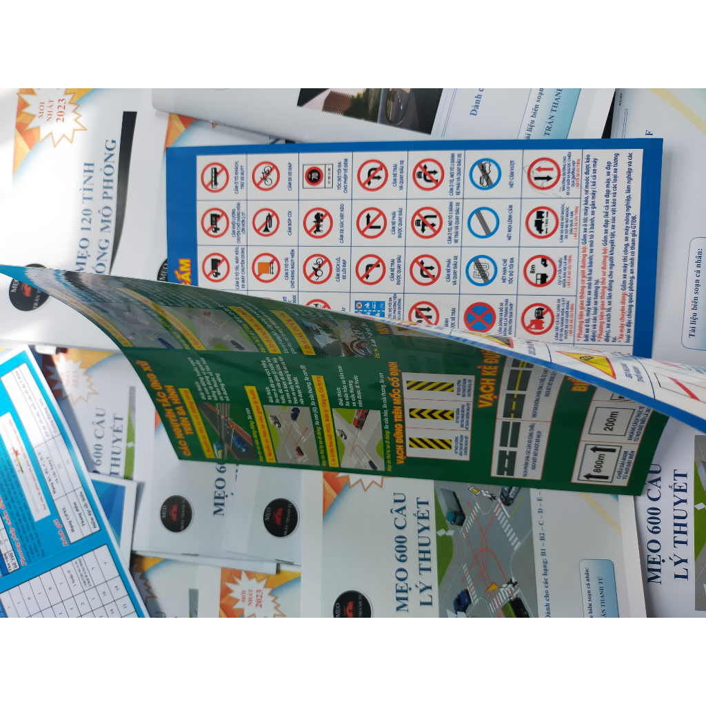 SÁch mẹo 600 câu lý thuyết lái xe