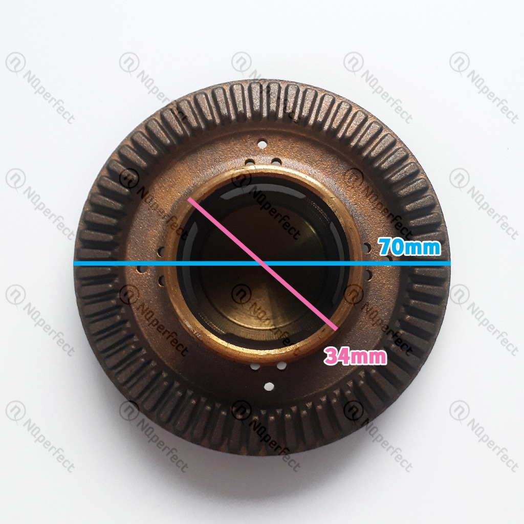 Điếu inox / Mâm đồng chia lửa bếp gas dương Sunhouse SHB3336HP, Sunhouse SHB3369S.. chính hãng