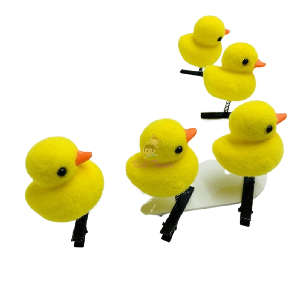 Kẹp tóc mái mini hình thỏ vịt gà chó siêu dễ thương