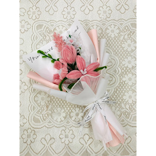 Bó hoa kẽm nhung 5 bông xinh đẹp tuyệt vời