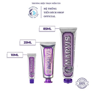 Kem đánh răng marvis jasmin mint 10ml / 25ml / 85ml - màu tím cao cấp ý