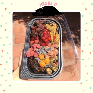 Hộp 500g ô mai mix 6 vị ngẫu nhiên