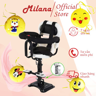 [Quà Tặng Gối] Ghế Ngồi Cho Bé Đi Xe Máy Tay Ga Milana - Lead, Vision, SH, SH mode, Vespa, Click, janus, grande.(1)