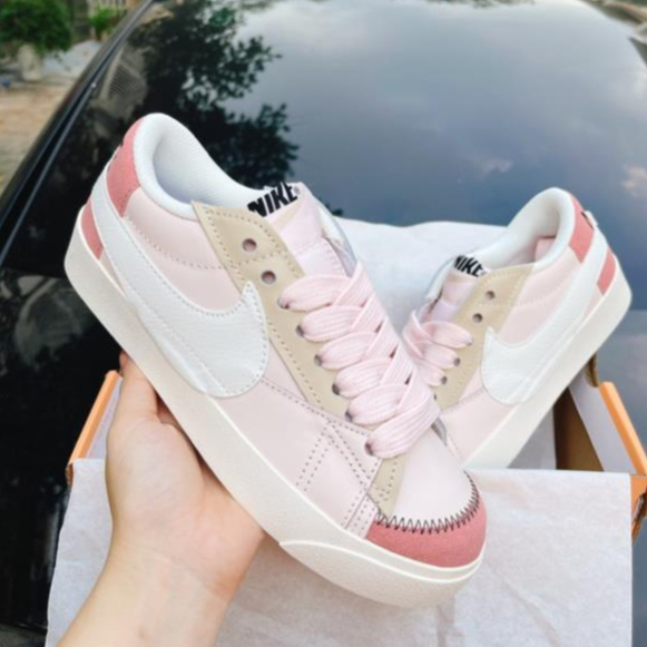 Giày Sneaker Blazer Blz Jumbo|Blazer Jumbo Hồng Giày blaze jumbo trắng hồng nữ mẫu mới