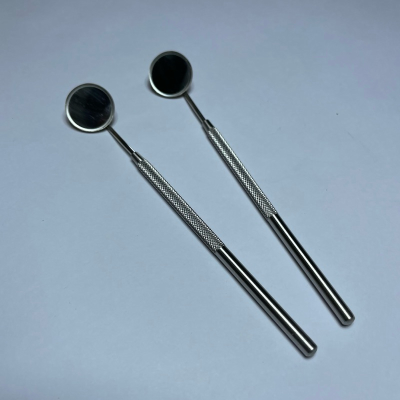 Gương soi răng bằng thép không gỉ hàng tồn kho chưa sử dụng