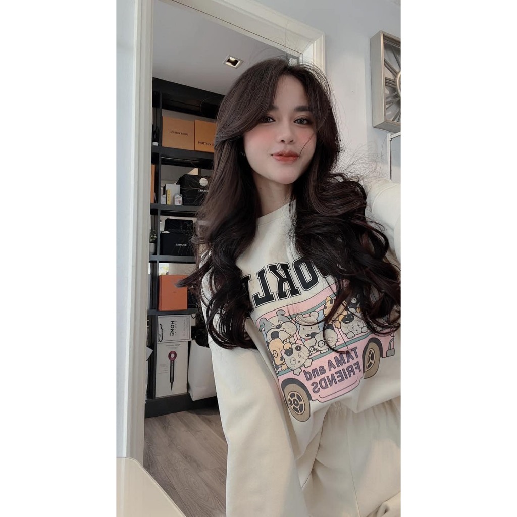 BỘ LEN TĂM MÀU BE HÌNH THÚ BROOKLIN