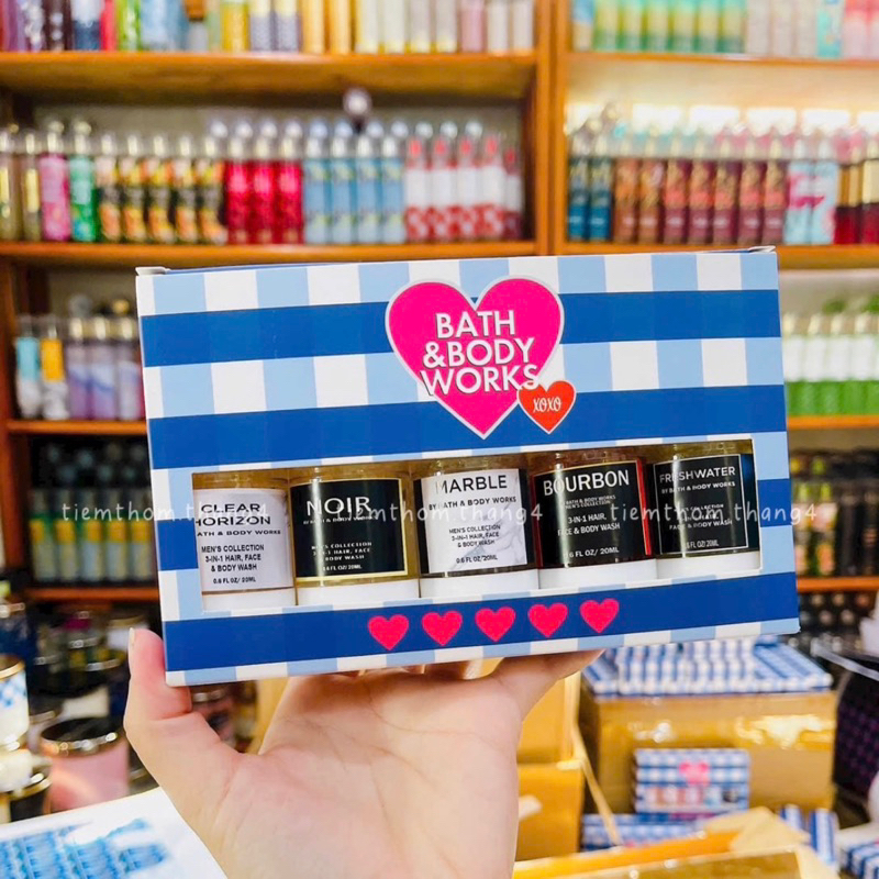 •𝐌𝐚𝐫𝐛𝐥𝐞• Bath & Body Works - Sản phẩm dưỡng và xịt thơm toàn thân dành cho nam