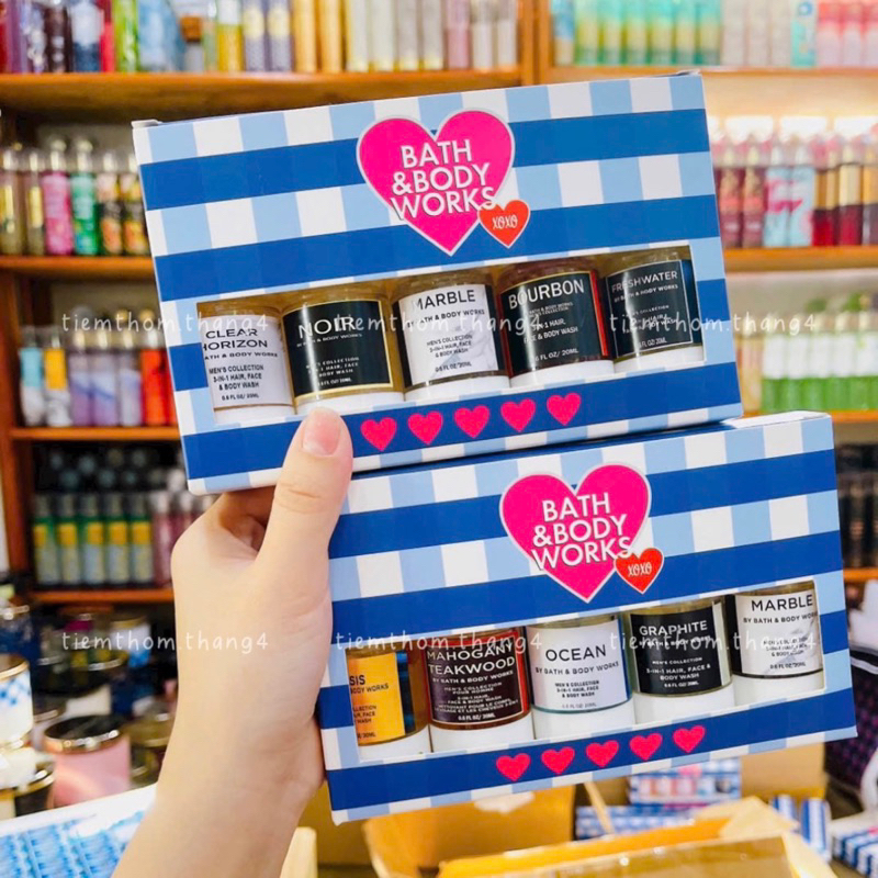 •𝐌𝐚𝐫𝐛𝐥𝐞• Bath & Body Works - Sản phẩm dưỡng và xịt thơm toàn thân dành cho nam
