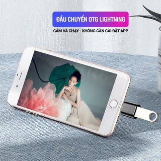 Đầu chuyển đổi USB sang IOS Bộ chuyển đổi OTG lấy ảnh, video, dữ liêu, kết nối điện thoại máy tính