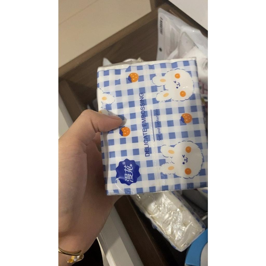 Bịch giấy ăn hình thỏ xinh xắn siêu dai, siêu mềm mịn T888 - Giadungbaolong192