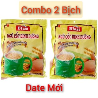 Combo 2 Bịch Ngũ Cốc B'fast Vinacafe Thơm Ngon Bổ Dưỡng (20gói x 25gram) DATE MỚI