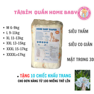 ♥️ combo 50-100 miếng♥️ bỉm quần home baby size m tới xxxl