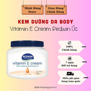  Kem Dưỡng Ẩm Redwin Vitamin E cream 300g kem dưỡng da hết khô da  Chống Nẻ 