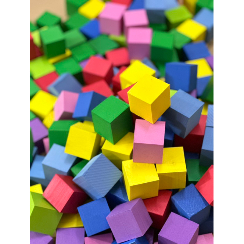 Mút khối vuông 4x4cm cho bé chơi xây dựng m