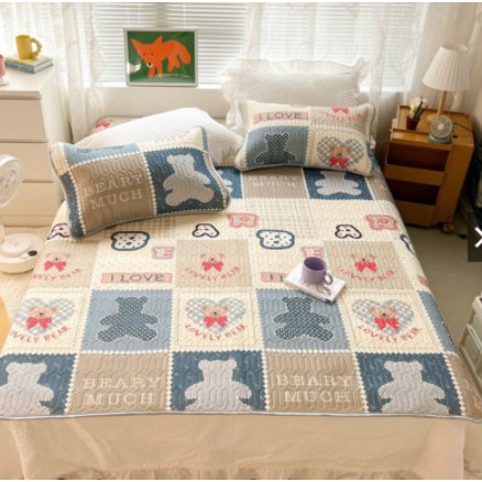 Chiếu Điều Hòa Cao Su Non TENCEL.LATEX In Hình 3D-5D Siêu Mát - Tặng Kèm 2 Vỏ Gối