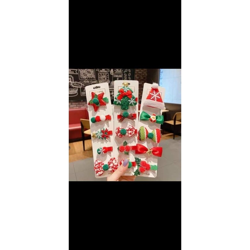 Kẹp tóc Noel siêu dễ thương