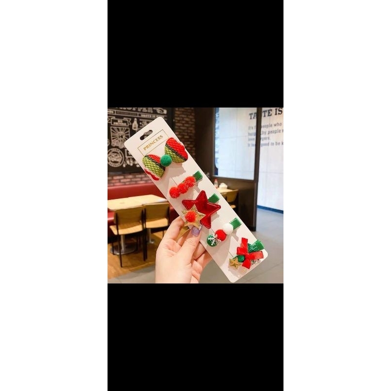 Kẹp tóc Noel siêu dễ thương