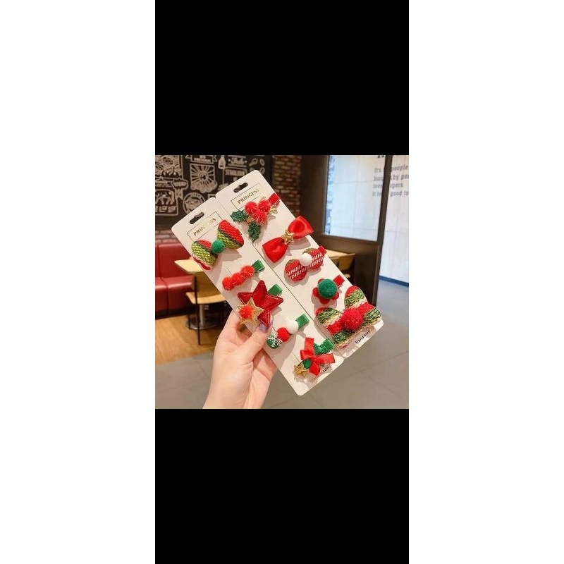 Kẹp tóc Noel siêu dễ thương
