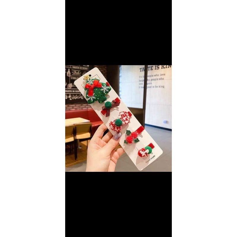 Kẹp tóc Noel siêu dễ thương