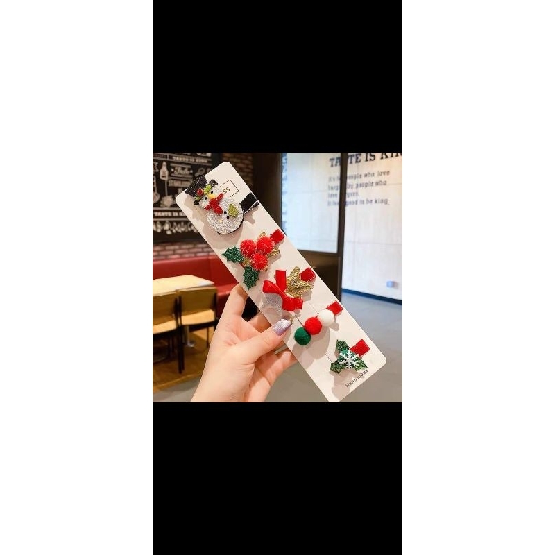 Kẹp tóc Noel siêu dễ thương