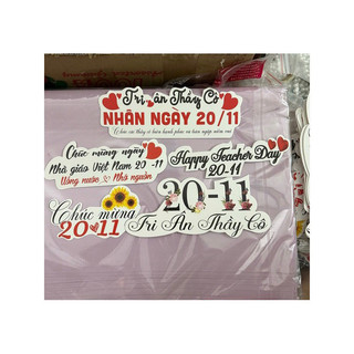 Sét 50 cái baner chúc mừng 20/11