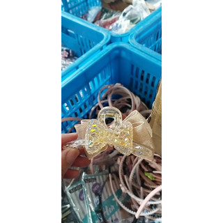 Kẹp tóc nhỏ đính hạt phối nơ siêu xinh