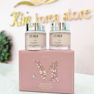 Bộ kem dưỡng cấp ẩm căng bóng mềm mịn da Ohui miracle moisture