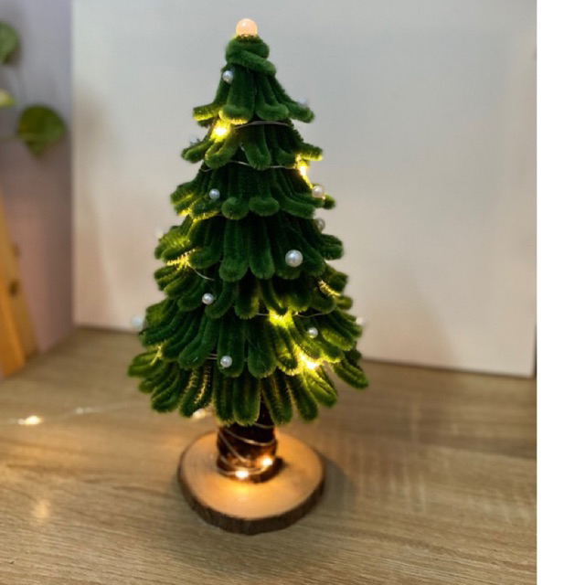 Cây thông noel kẽm nhung làm quà tặng dịp giáng sinh