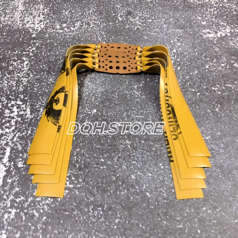 Dây thun cao su chính hãng đã buộc da 3 lỗ sử dụng cho ná cao su độ dày 0.65mm
