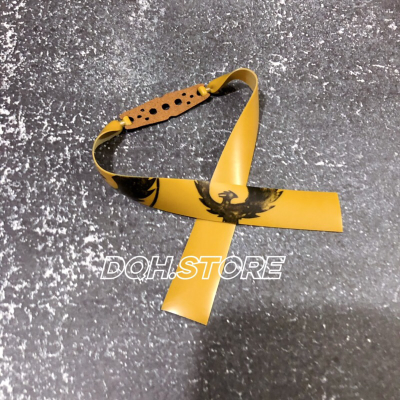 Dây thun cao su chính hãng đã buộc da 3 lỗ sử dụng cho ná cao su độ dày 0.65mm
