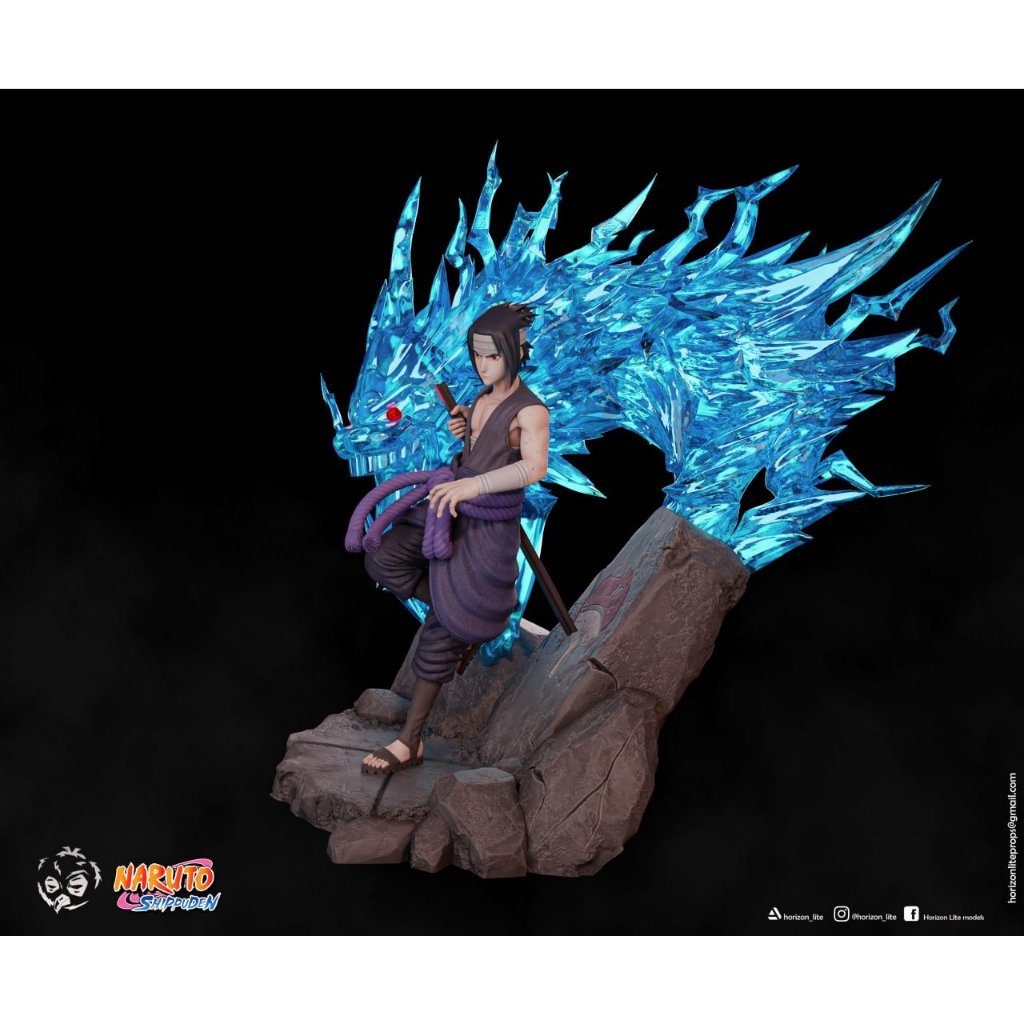 [In 3D Resin] Mô Hình Sasuke Uchiha