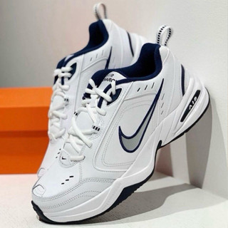 Giày thể thao_Nike Air Monarch trắng xám White cho nam nữ chuẩn hàng nội địa trung oder Fullboxbill