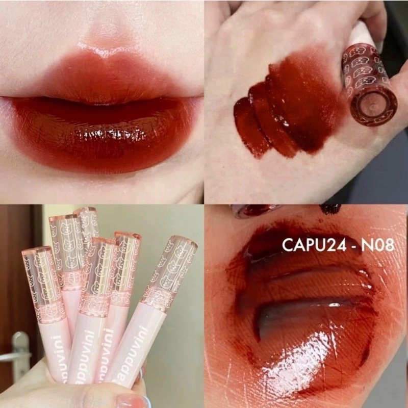 SON GIA ĐÌNH THỎ TÍM ĐEN HỒNG MÀU Y HÌNH