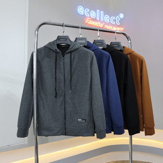 Áo khoác chống nắng nam có mũ trùm đầu Ecollect #JK02 chất liệu Waffle 300g dày dặn thoáng khí thấm mồ hôi