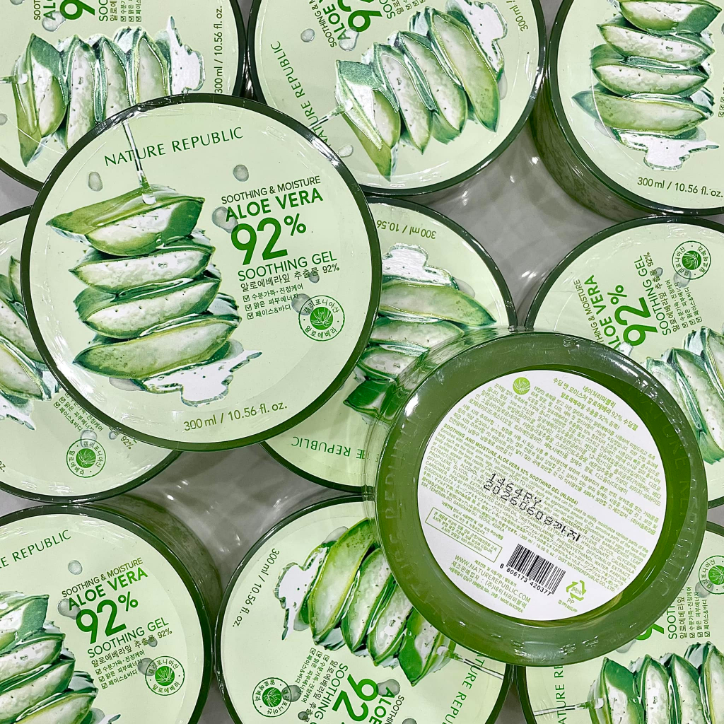 Gel Lô Hội Soothing & Moisture Aloe Vera 92% Nature Republic 300ml