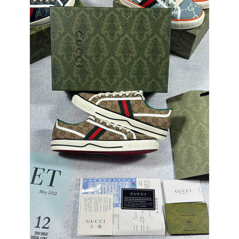 GIÀY GUCCI TENIS 1977  CAO CẤP QUẢNG CHÂU FULL BOX