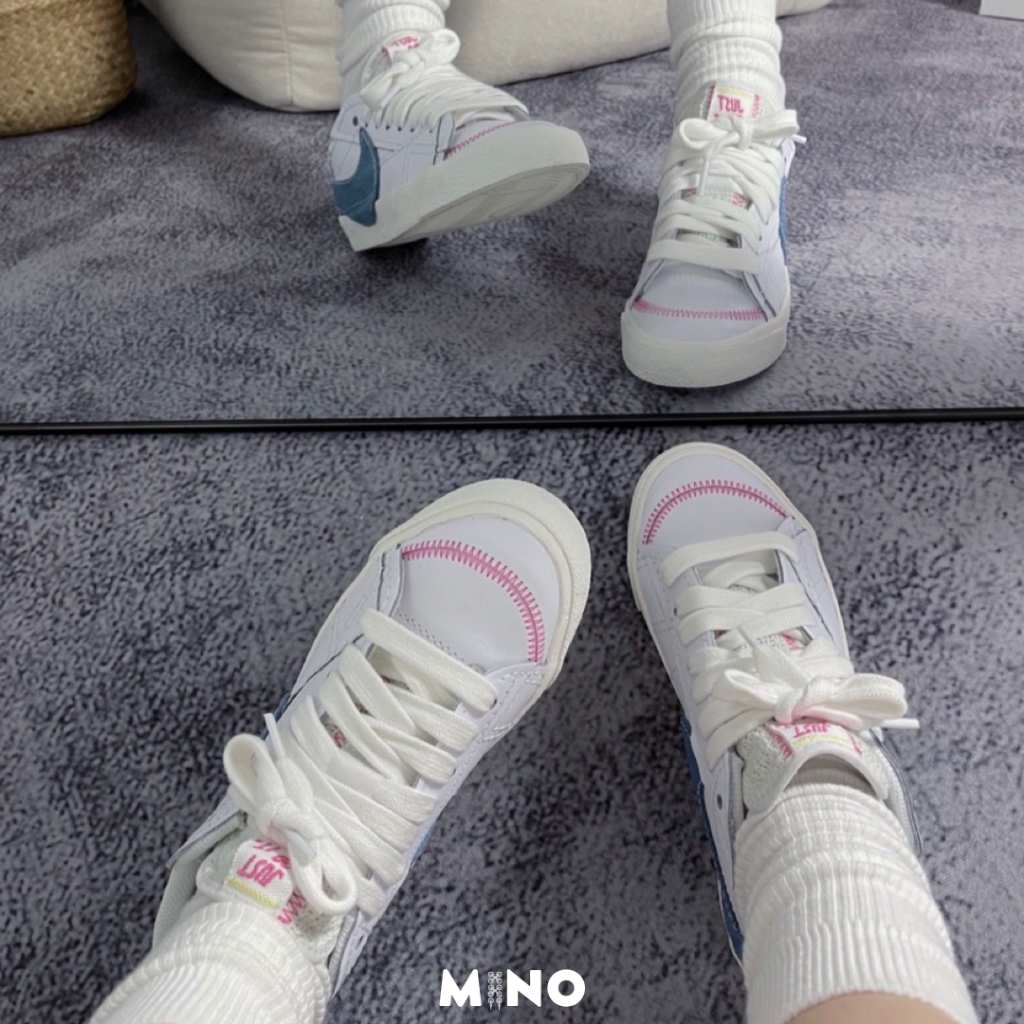 Giày Nike Blazer Low '77 Jumbo Denim Swoosh