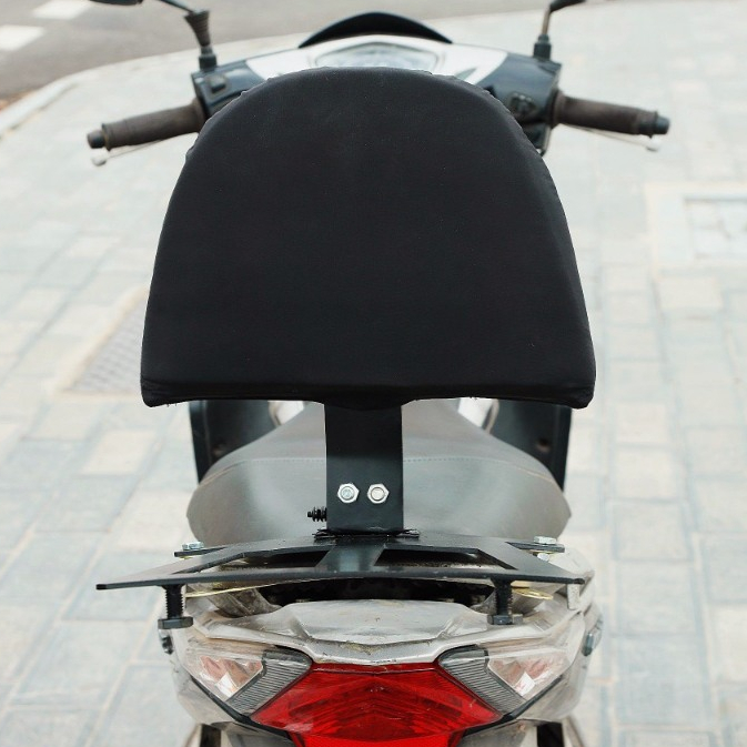 Ghế ngồi xe máy baga kết hợp tựa lưng baga wave baga ab...  ghế tựa lưng baga chở hàng xe máy