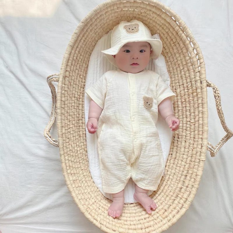 Bộ xô gấu kèm mũ