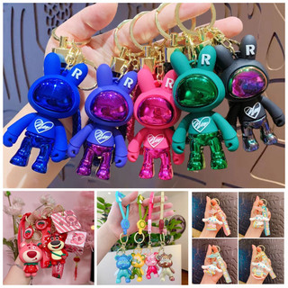 Móc khoá gấu dâu losto loại lớn size to dành cho móc khoá xe, khoá cửa cute