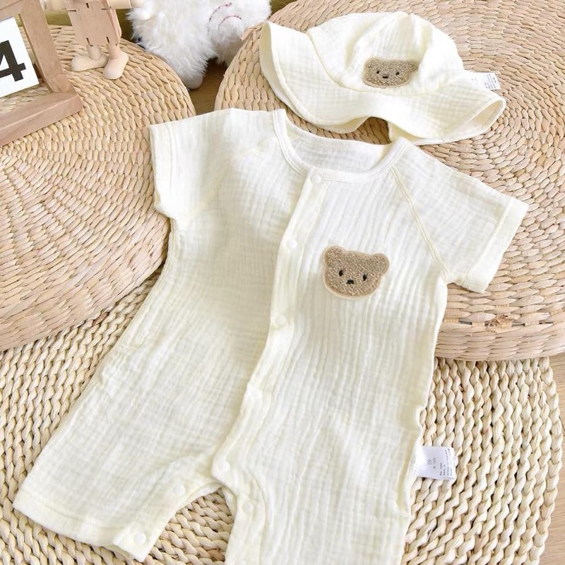 Bộ xô gấu kèm mũ