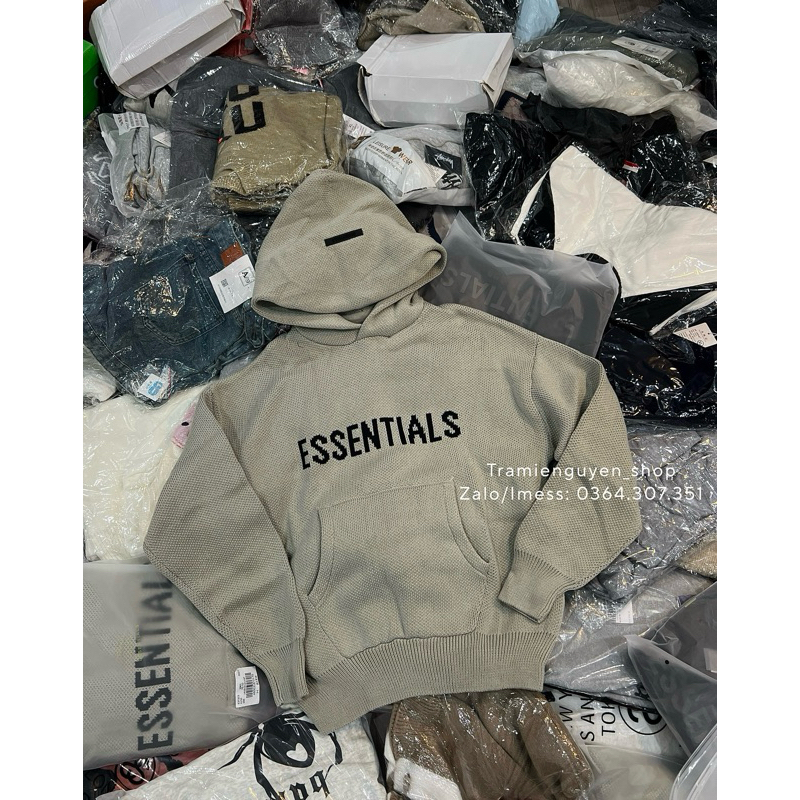 Áo hoodie len Essentials