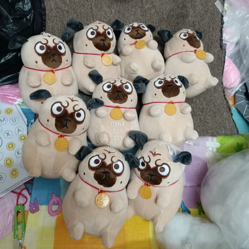 Gấu bông chó pug