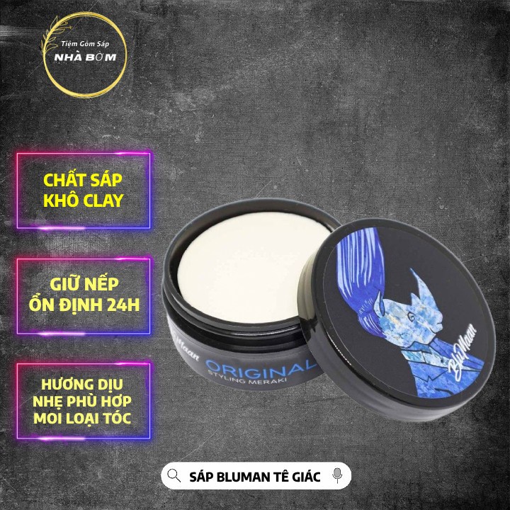 Sáp vuốt tóc nam cao cấp siêu cứng ,sáp tê giác xanh giá rẻ