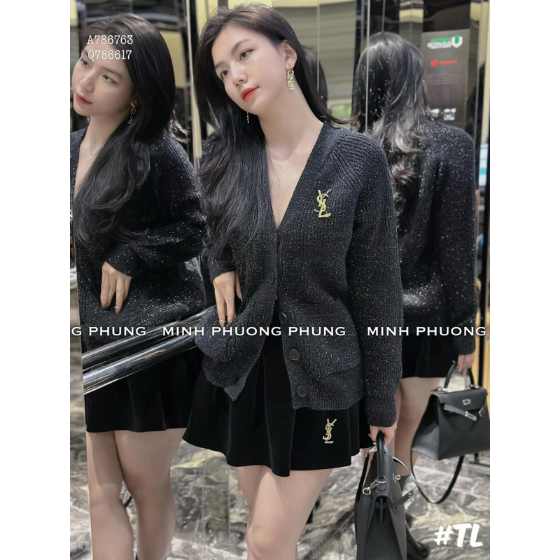 Chân Váy nhung xoè Y S L siu cấp