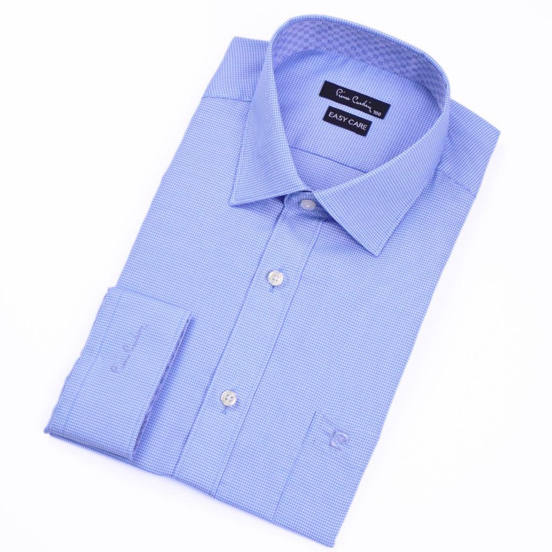 Áo sơ mi nam dài tay Pierre Cardin cao cấp xuất Hàn 100% cotton dáng Regular ADB019 | Korea Outlet