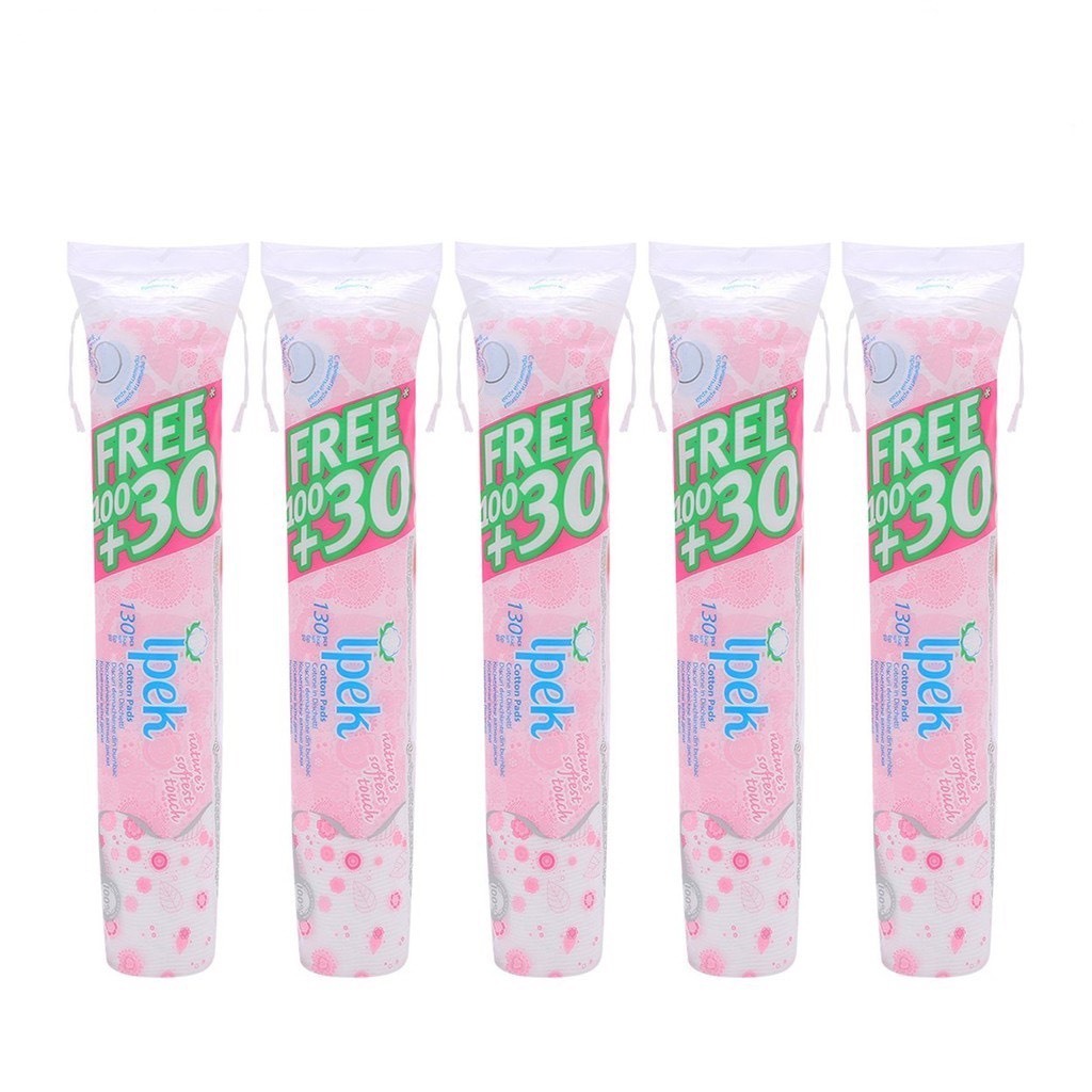 5 Bông tẩy trang Ipek 150 miếng (5 bịch)
